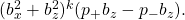 (b_x^2 + b_z^2)^k (p_+ b_z - p_- b_z) .